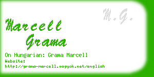 marcell grama business card